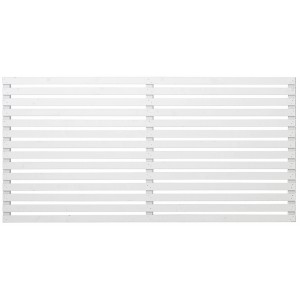 Plus Holz Vorgartenzaun Tokyo Nadelholz Weiß 180 cm x 90 cm