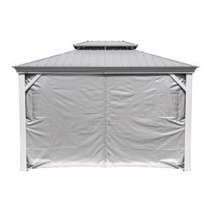 Sojag Vorhang-Set für Aluminium Pavillon Messina 10 x 12 Taupe