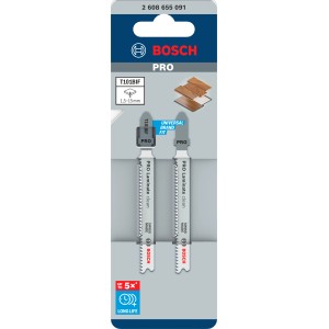 Bosch Stichsägeblatt Laminate Clean T101BIF 83 mm 2-tlg.