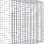 Gabiona Anbaukorb Typ 2, 100x100x40 cm, Maschenweite 5x5 cm, aus galvanbeschichtetem Drahtgitter.