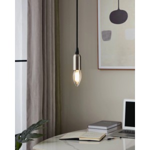 Eglo E14 LED-Leuchtmittel in Kerzenform, 7W, warmweißes Licht für Kronleuchter und dekorative Beleuchtung.