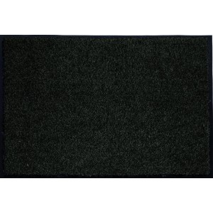 Schwarze ASTRA Sauberlaufmatte Diamant, 80x120 cm, für den Innenbereich.