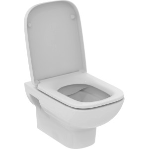 Ideal Standard WC-Paket I.Life A ohne Spülrand inkl. WC-Sitz Weiß (Alpin)
