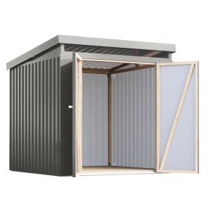 Karibu Metallgerätehaus Neos 2 Graualuminium