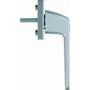 Abus Fenstergriff-Set FG100 Triples SB Silber, abschließbarer Fenstergriff für erhöhte Sicherheit.