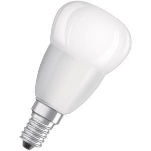 Bellalux E14 LED-Lampe in Tropfenform, 4,9W, neutralweißes Licht.