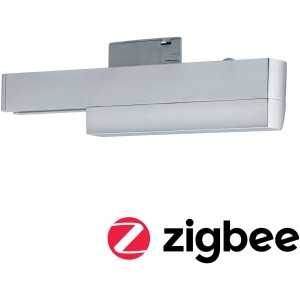 Paulmann URail Spotadapter für Schienensysteme, Zigbee Smart Home, Chrom matt.