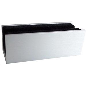 Novadoors Bodenführung für Glasschiebetüren Edelstahloptik