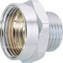 Gewinde-Reduzierstück, verchromtes Messing, Ø 24,1 mm x Ø 21 mm, für Gewindefittings.