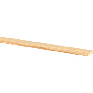 Flache Lärche Leiste, 4,5x18,7x2000 mm, ideal für Bastelarbeiten.