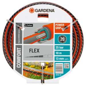 Gardena Comfort Flex Gartenschlauch 1/2 Zoll, 10 m, ohne Systemteile. Flexibel und formstabil.