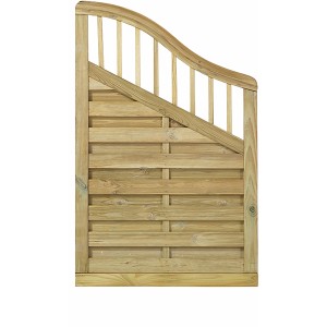 Plus Holz Sichtschutzzaun Rondo Nadelholz druckimprägniert 90 cm x 142/104 cm