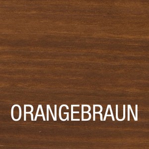 Farbmuster: Bondex Holzbeize Orange-Braun für den Innenbereich.