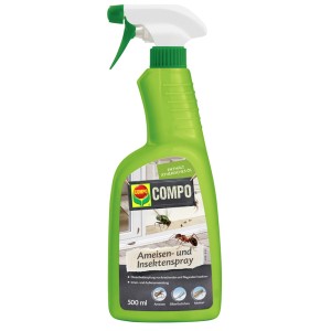 Compo Ameisen- und Insektenspray, 500ml Flasche mit Sprühkopf, zur Insektenbekämpfung.