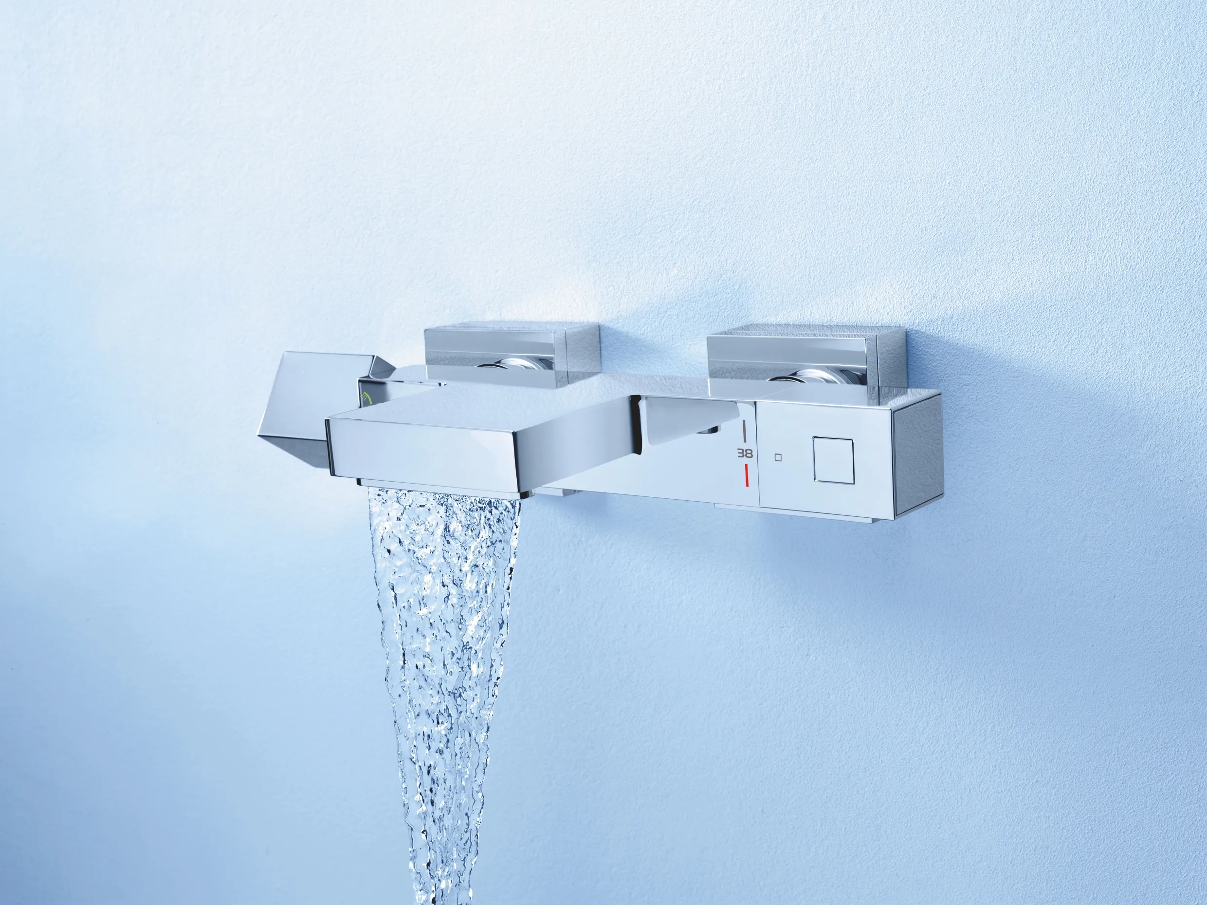Grohe Fertigmontageset Für Badthermostat – UP-Wannen-Thermostat Verchromt Mit SafeStop Und Aquadimmer