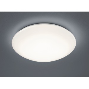 Weiße Trio LED-Deckenleuchte Lukida, Ø 38 cm, für eine moderne Beleuchtung im Innenbereich.