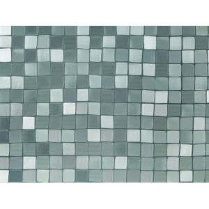 d-c-fix Static Windows Stripes Globe, Klebefolie mit Mosaikmuster für Fenster, statisch haftend.