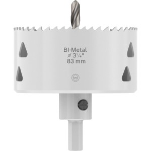 Bosch Lochsäge Multi Material mit Aufsteckhalter Ø 83 mm x 40 mm Silber