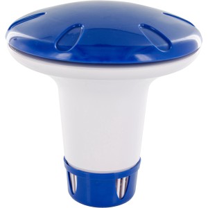 Steinbach Chlordosierer Kiddy Safe, Dosierschwimmer für Pool Tabletten bis 20g, blau/weiß.