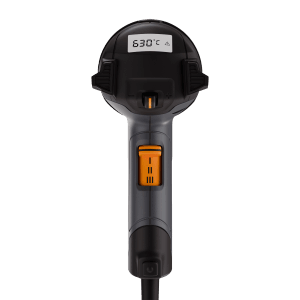 Steinel Heißluftgebläse HM 2020 E, 2000W, mit Temperaturanzeige und Einstellknopf.