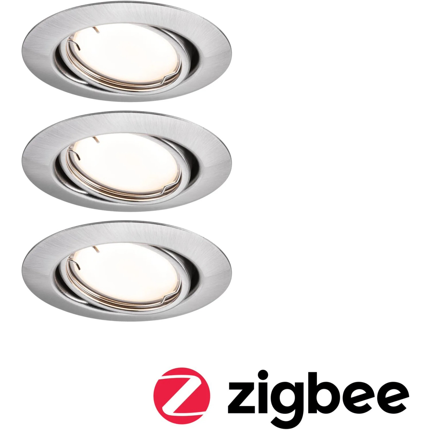 Paulmann 92466 LED Inbouwlamp Base Smart Home Zigbee - 3x4,9W Dimbaar RGBW