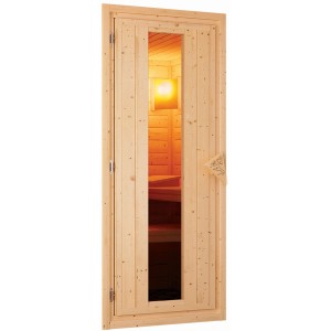 Karibu Türpaket Sauna Energiespartür Holz 38 + 40 mm