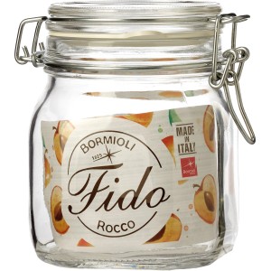 Bormioli Fido Drahtbügelglas, 750ml, für Lebensmittelaufbewahrung und zum Einkochen.