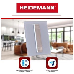 Heidemann Türgong Chorus in Silber mit 20 Melodien und extra lauter Klingel.