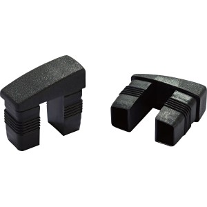 Fußkappen (4 Stk.) für Ellenton Stapelstuhl, Kunststoff, als Ersatz oder zum Schutz.