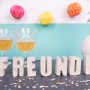 DIY Betonbuchstaben "FREUNDE" von CREATE! by OBI, Deko zum Selbergießen.