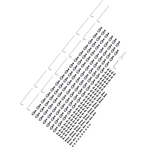 Montageset für Connell Alu Pavillion 242-teilig
