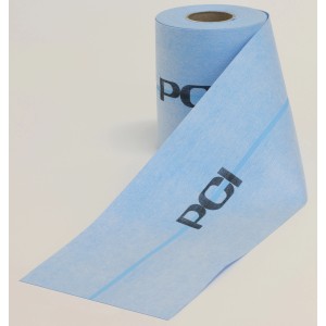 Rolle PCI Profi-Dichtband Pecitape 120, blau, für Eck- und Anschlussfugen.