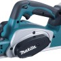 Makita Akku-Hobel DKP180Z Solo, Akku-Hobel in türkis-schwarz mit Akku.