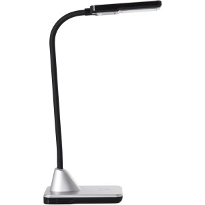 Schwarze LED-Tischlampe Joscha mit Touch-Funktion, 5W, für Schreibtisch oder Nachttisch.