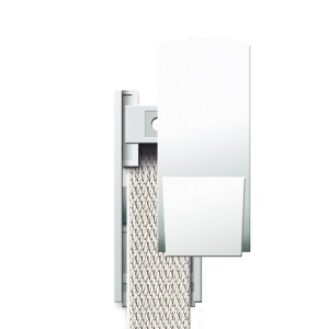 Weiße Schellenberg Rollladen Gurtführung Duo Plus Maxi mit Gurtband.