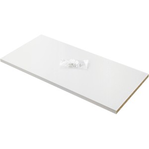 Fackelmann Einlegeboden Atlanta, weiß, 56,8x27,2x1,6cm, für Badmöbel-Zubehör.