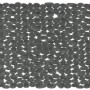 Anthrazitfarbene Spirella Wanneneinlage Riverstone, 75x36 cm, in Steinoptik für sicheren Halt in der Badewanne.