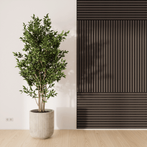 Schwarzes Akustikpaneel mit Filz, 60x120cm, 2er-Set, zur Wand- und Deckenverkleidung.