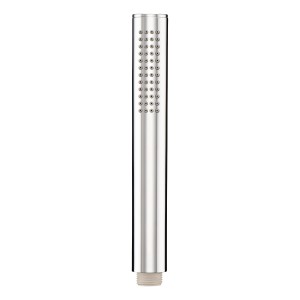 Schlanke aquaSu Handbrause Tava, Chrom, mit Antikalk-Funktion für entspanntes Duschen.
