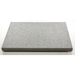 Seesteiner Terrassenplatte Vera Granit, 60x40 cm, mit Edelsplitt-Einstreuung.
