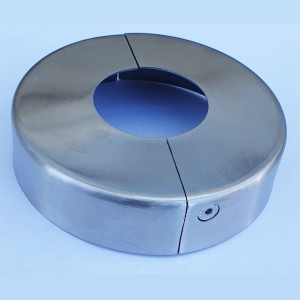 Treba Rosette E92, 2-teilig, Edelstahl V2A für Treppen und Geländer.