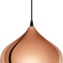 Moderne Eglo Pendelleuchte Hapton in Kupfer, Stahl, H: 110 cm, Ø 29 cm.