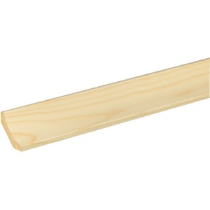 FN Neuhofer Hohlkehlleiste Fichte/Kiefer Astrein Roh 34 mm x 34 mm x 2400 mm