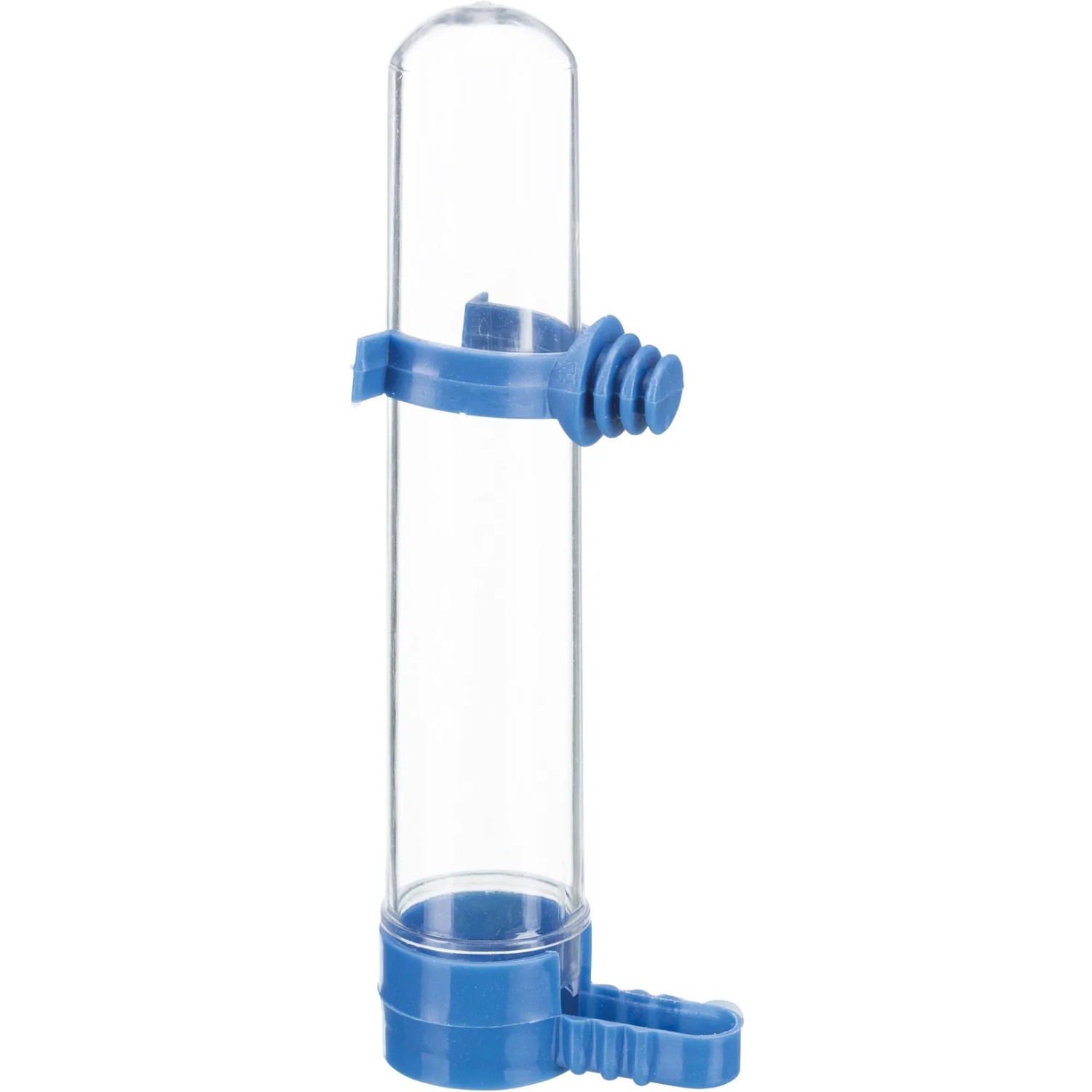 Trixie Tränke und Futterspender, 65ml, 14cm, aus Kunststoff für Vogelkäfige.