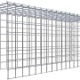 Gabiona Anbaukorb Typ 4, 40x100x30cm, Maschenweite 5x5cm, aus verzinktem Drahtgitter.