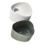 Elho Vogelhaus Essential, 18 cm, Grau, aus Kunststoff, Ober- und Unterteil