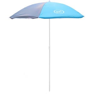 Axi Sonnenschirm, Ø 125 cm, grau-blau, für optimalen Sonnenschutz im Garten oder auf der Terrasse.