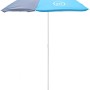 Axi Sonnenschirm, Ø 125 cm, grau-blau, für optimalen Sonnenschutz im Garten oder auf der Terrasse.