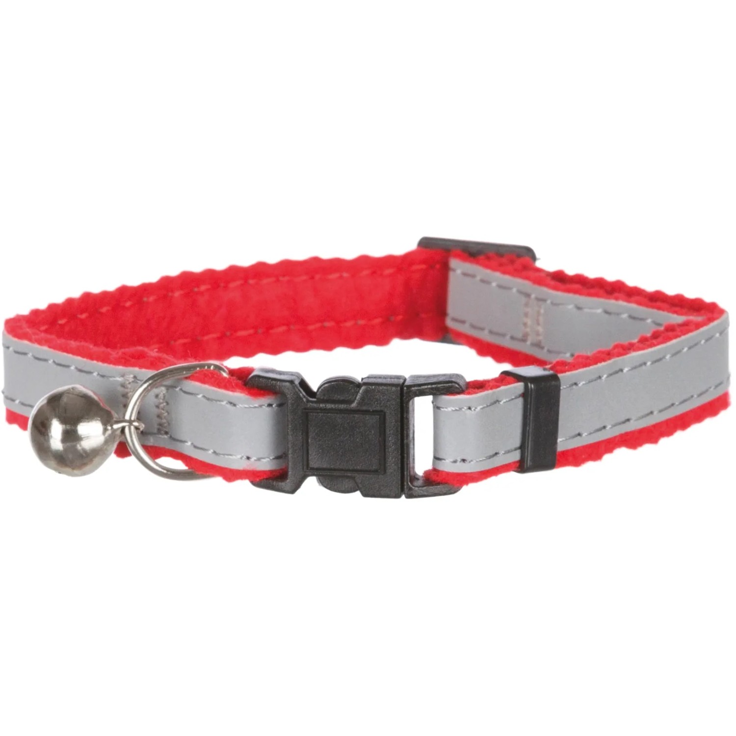 Reflektierendes Jollypaw Katzenhalsband aus Kunststoff mit Schelle für mehr Sicherheit.