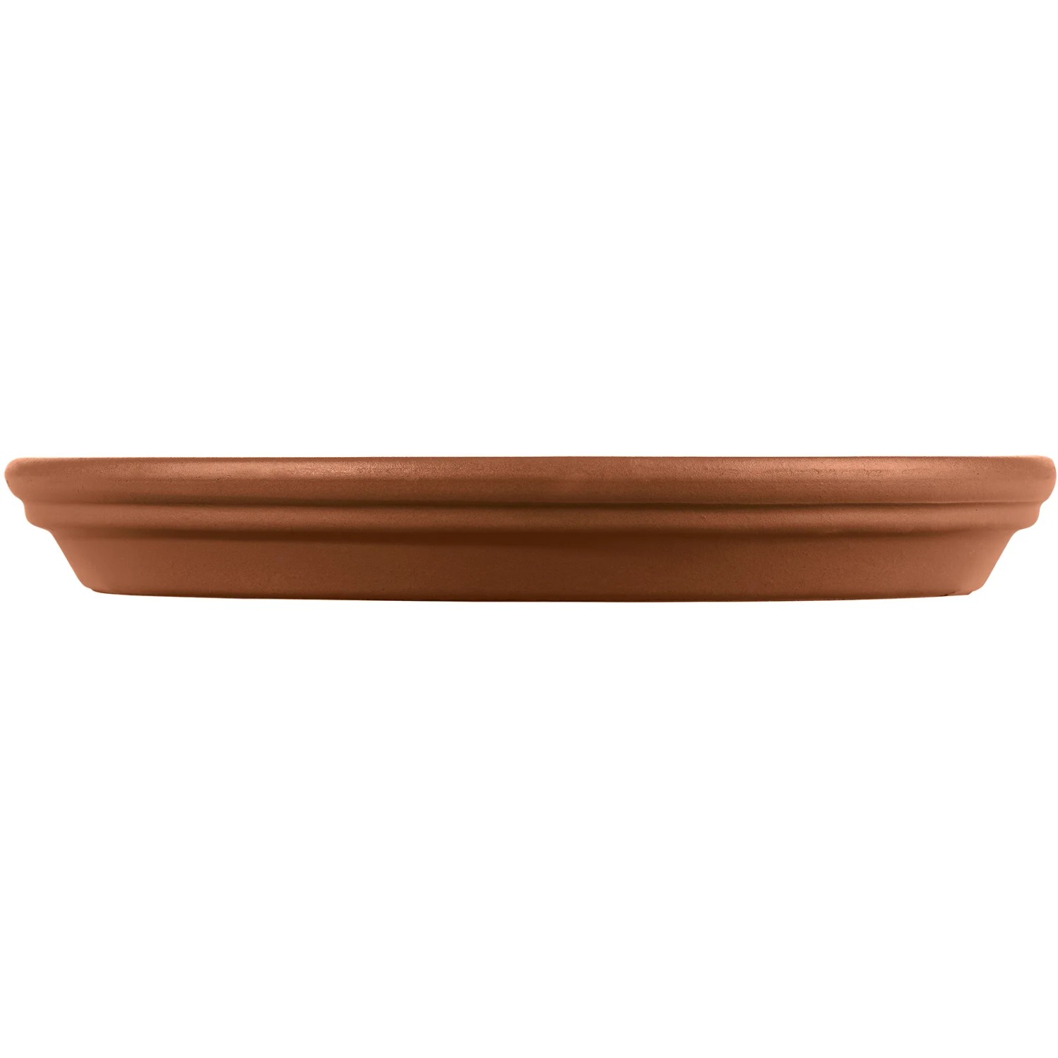 Deroma Untersetzer, Ø 9 cm, Terrakotta. Ideal für Pflanzgefäße im Innen- und Außenbereich.